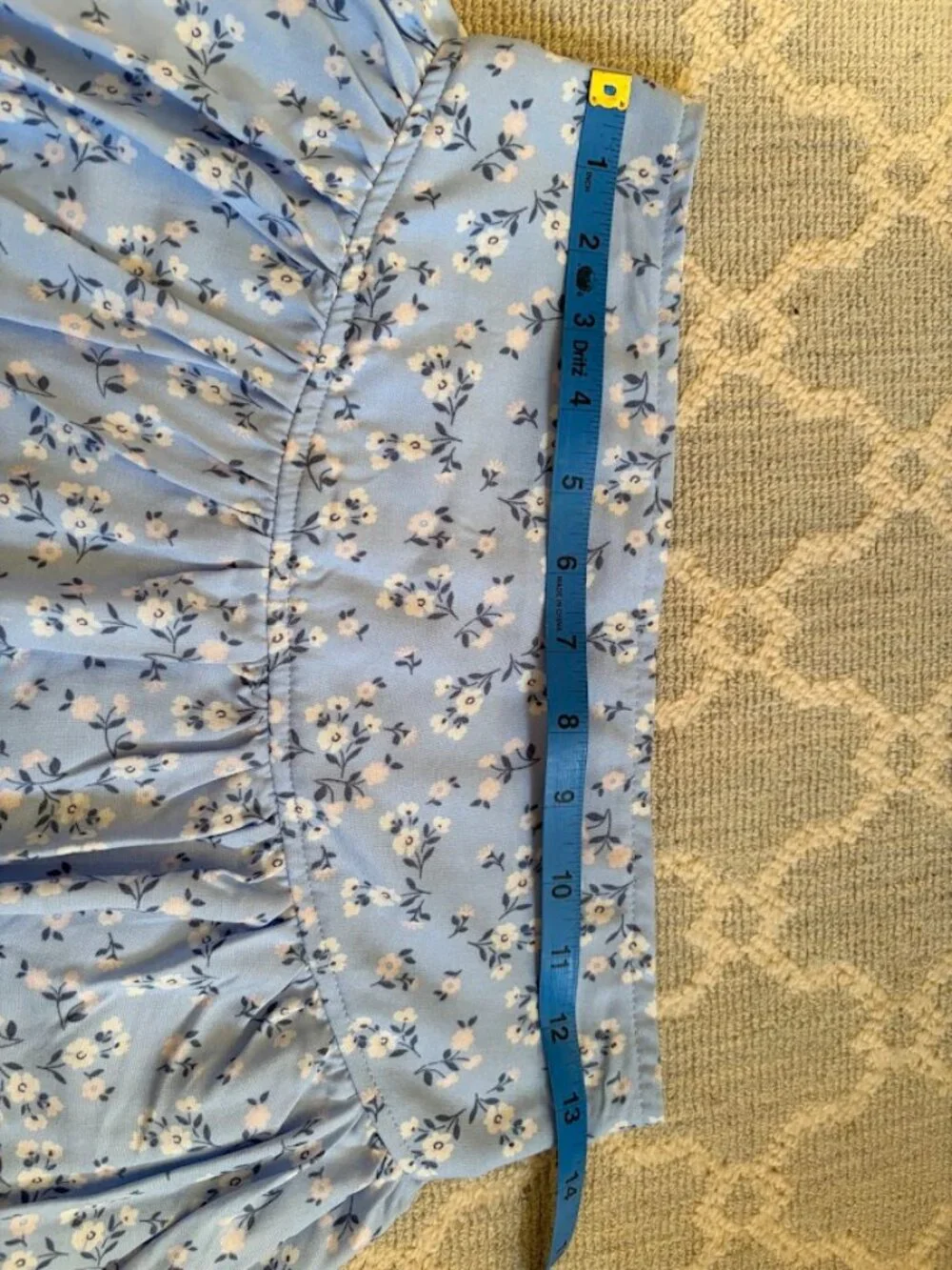 No Boundaries Cornflower Blue Floral Skort NWT - Women's XS